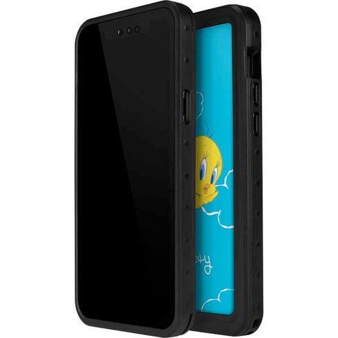 Looney Tunes Tweety Bird Flying iPhone 15 Waterproof Case